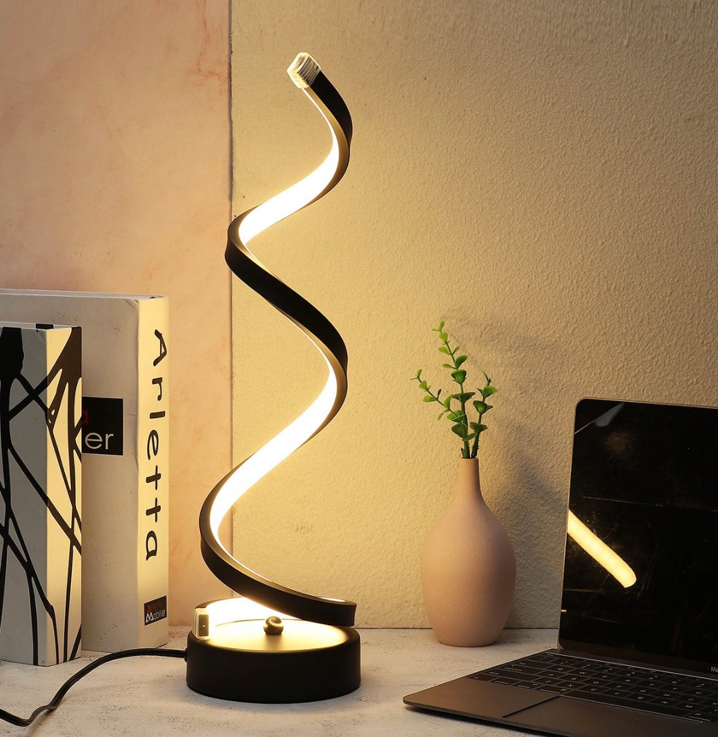 GEOFFREY — LED Spiral Table Lamp