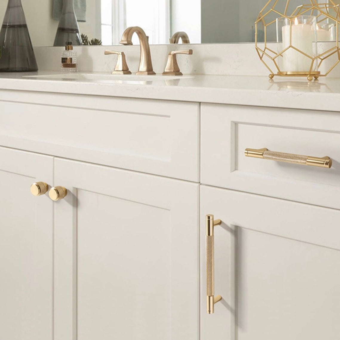 CAMDEN — Knurled Cabinet Knobs & Pulls