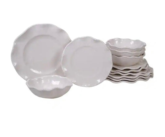 Ruffle Rim Dinnerware