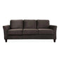 ISSAC — Tuxedo Microfiber Loveseat