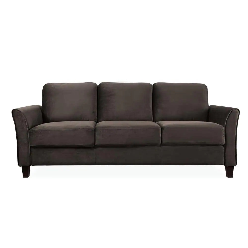 ISSAC — Tuxedo Microfiber Loveseat