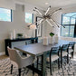 GIA — 12 Light LED Stick Chandelier