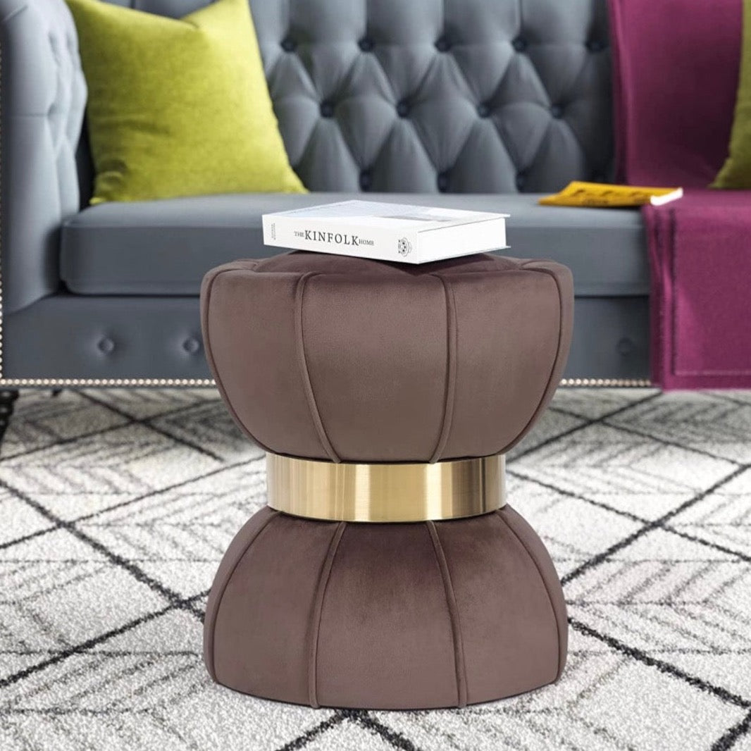 IZZY — Hourglass Shaped Ottoman