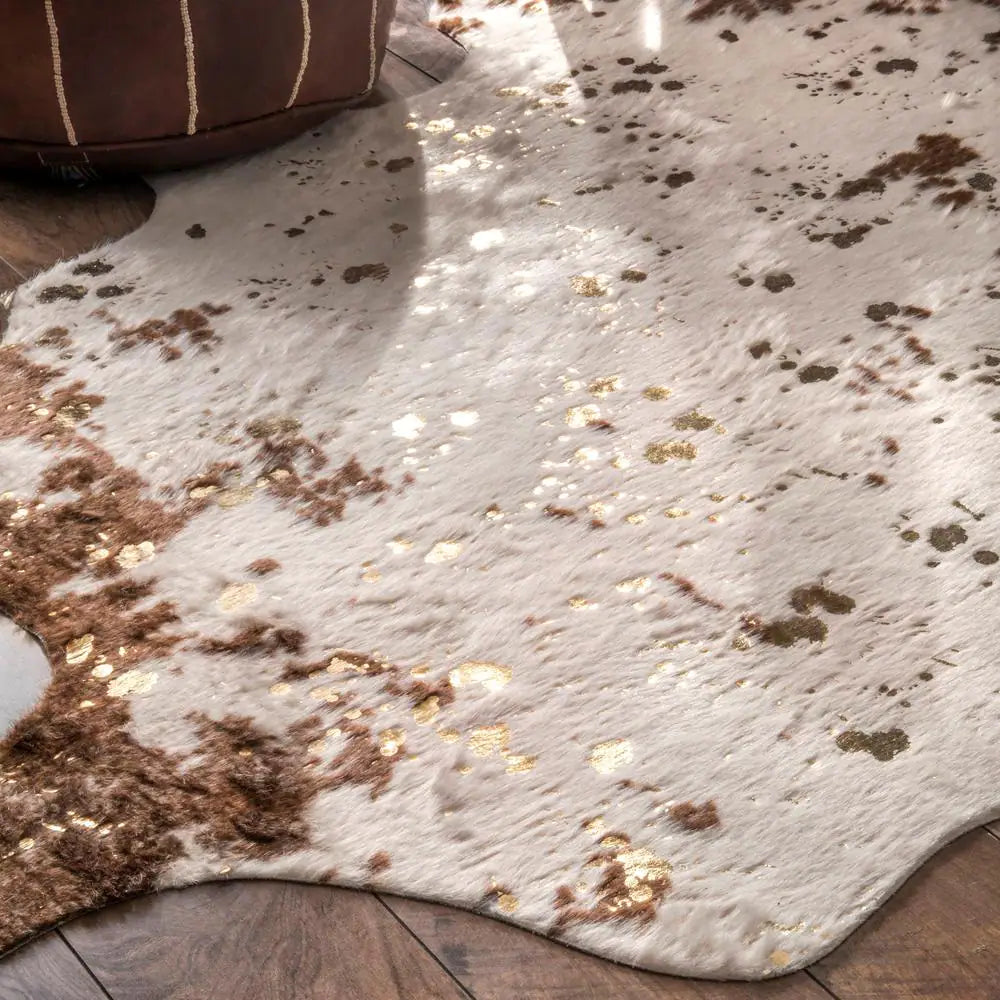 Faux Cowhide Rug