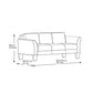ISSAC — Tuxedo Microfiber Loveseat