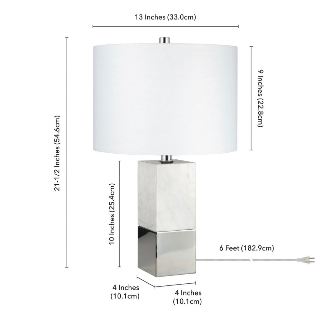 GREYSON — Marble Table Lamp