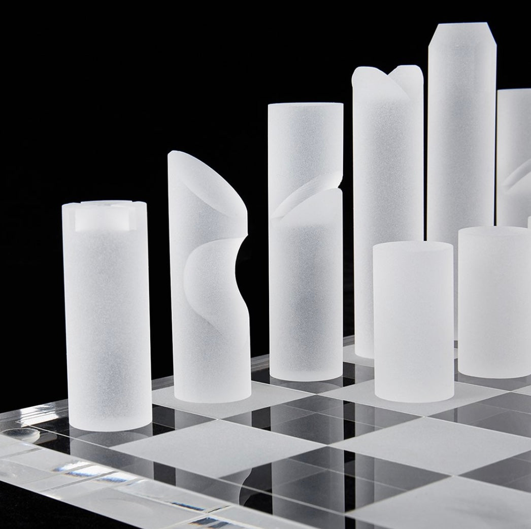 Luxe Acrylic Chess Set