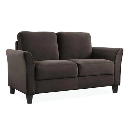 ISSAC — Tuxedo Microfiber Loveseat