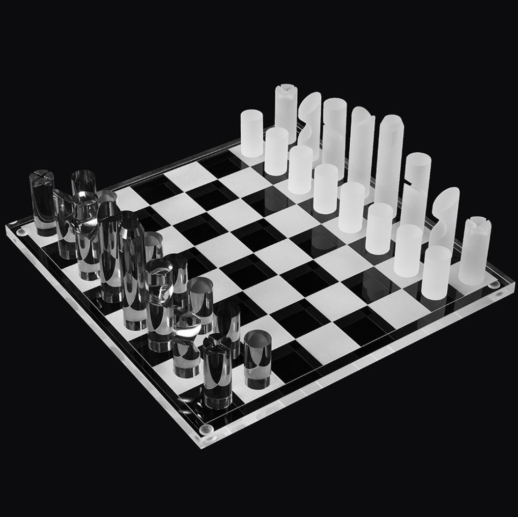 Luxe Acrylic Chess Set