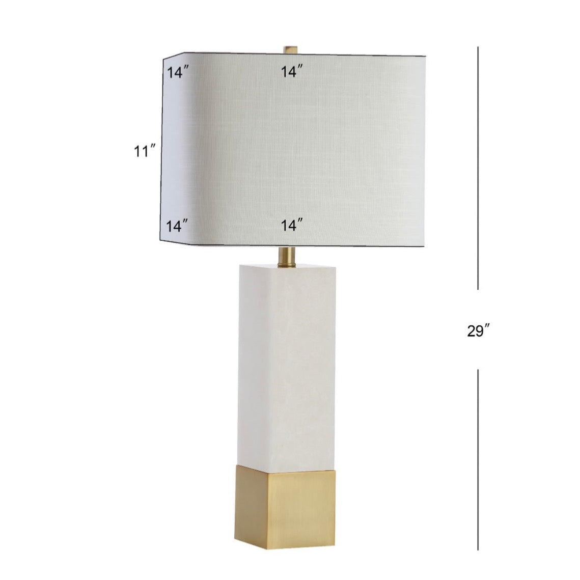 GWENDOLYN — Marble & Gold Table Lamp