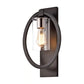 GAVIN — Black Open Ring Sconce