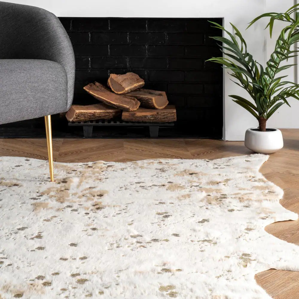 Faux Cowhide Rug