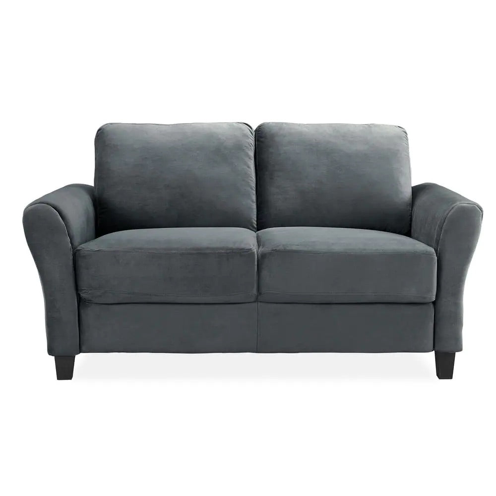 ISSAC — Tuxedo Microfiber Loveseat