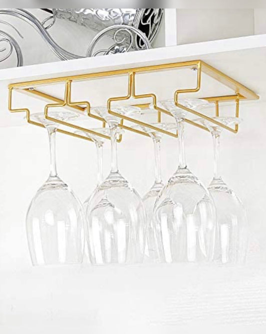 Under Cabinet Wine Glass Rack